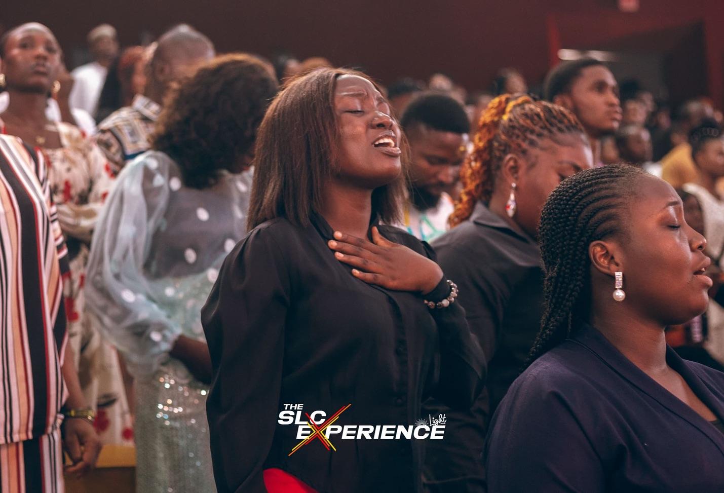 People praying at Supernatural Life Church