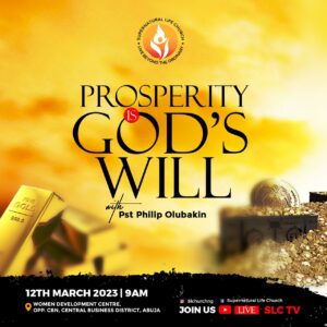 prosperity is god's will