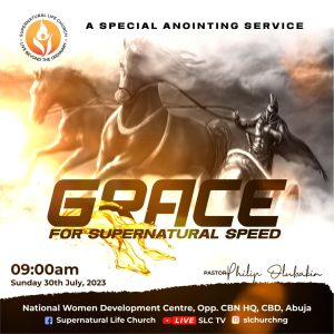 Grace for Supernatural Speed Pastor Philip Olubakin