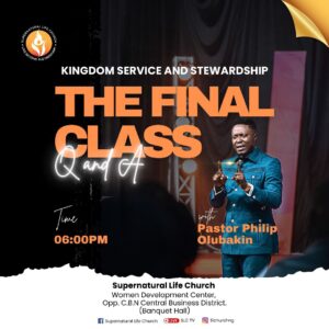 kingdom service and stewardship Questions Answers- Pastor Philip Olubakin